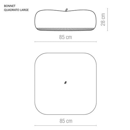 Pouf Bonnet Quadrato - Casalis